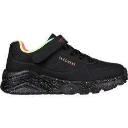 Skechers Uno Lite Rainbow Specks - Black/Multicolor