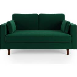 Dunelm Zoe Racing Green Sofa 164cm 2 Seater