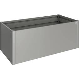 Biohort Raised Vegetable Bed - Metallic Quartz Grey 102x201x77cm