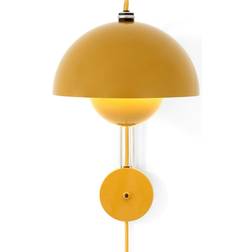 &Tradition Flowerpot VP8 Vermilion Mustard Wall lamp
