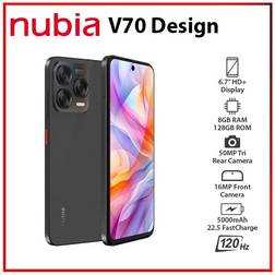 Nubia ZTE V70 Design Grey 8GB 128GB Mobile Phone