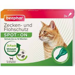 Beaphar Tick and Flea Protection Spot On 3x0.8ml