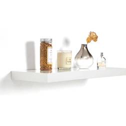 Wickes Floating High Gloss White Wall Shelf 60cm