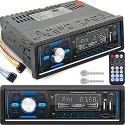 Retoo Autoradio Bluetooth 1 DIN MP3 Speler