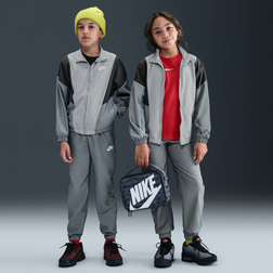 Nike Sportswear Older Kids Woven Tracksuit - Grey