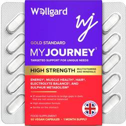 Wellgard Multivitamin Capsules 60ct B12 D3 Iron 60 pcs