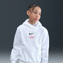 Nike Sportswear Club Fleece Pullover Hoodie - White