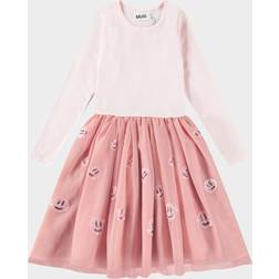 Molo Long-Sleeved Dress Kjole - Lyserød