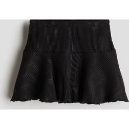 H&M Pige Nederdel Skinnende Jersey - Sort
