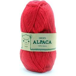 Drops Design Alpaca Uni Colour Rød 167m