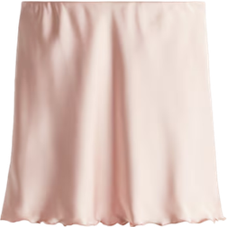 H&M Satin Slip Skirt - Powder Pink