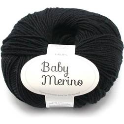 Drops Design Baby Merino Uni Colour Black 175m