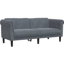vidaXL 372576 Dark Gray Sofa 182cm 3 Seater