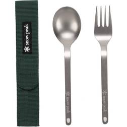 Snow Peak Titanium Fork and Spoon Set