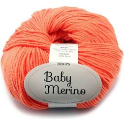 Drops Design Baby Merino Uni Colour Electric Orange 175m