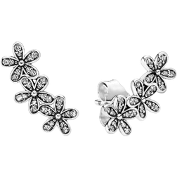 Pandora Dazzling Daisy Clusters Earrings - Silver/Transparent