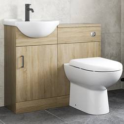 Affine 950mm Bathroom Toilet Vanity Unit
