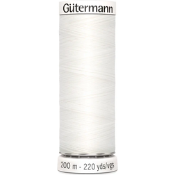 Gutermann Sew All Thread White (Shade 800) 200m