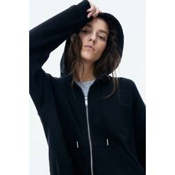 H&M Hoodiejacke Damen - Schwarz