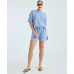 River Island Premium High Waisted Shorts - Blue