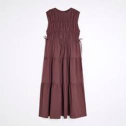 River Island Petite Purple Draw String Tiered Maxi Dress