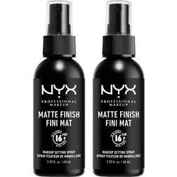 NYX Matte Finish Fini Mat Makeup Setting Spray 60ml 2-pack