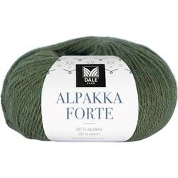 Dale Garn Alpakka Forte Skogsgrønn Melert 133m