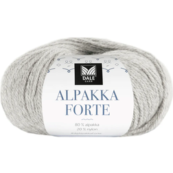 Dale Garn Alpakka Forte Lys Grå Melert 133m