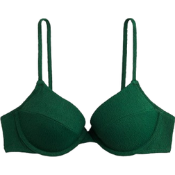 H&M Push-Up Bikini Top - Dark Green