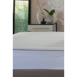 The Lyndon Company Memory Foam Topper King Mattress Cover White
