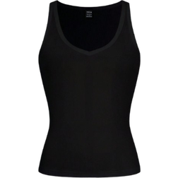 Shein Chiquease Minimalistisches, sexy, sportliches Strick-Camisole-Trägershirt, Slim Fit