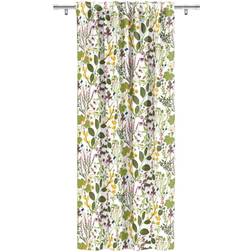 Arvidssons Textil Gardin Ångermanland Med Blommor Gröna Växter Bär