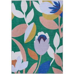 Elements Fieldsley Floral Multicolour, Green 120x170cm
