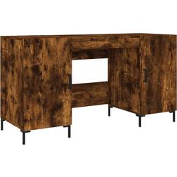vidaXL 829553 Smoked Oak Writing Desk 50x140cm