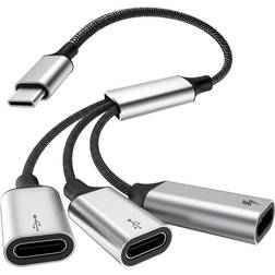 TiMOVO USB C - 3 USB C Adapter M-F