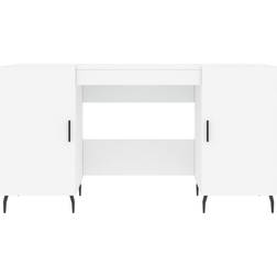 vidaXL 829564 White Skrivebord 50x140cm