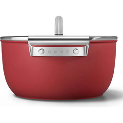 Smeg Casserole Red med lokk 4.6 L 24 cm
