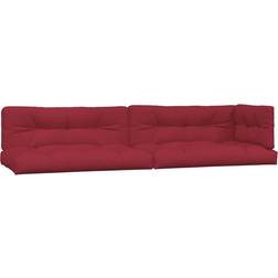 vidaXL 314582 5-pack Chair Cushions Red (120x80cm)