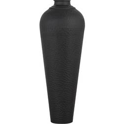 Hammered Matt Black Vase 80cm