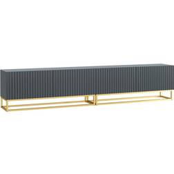 Creative Furniture Ripple Duo Unit Dark Grey TV Bench 200x45cm