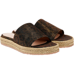 Gianvito Rossi Leopard-Print Platform - Brown
