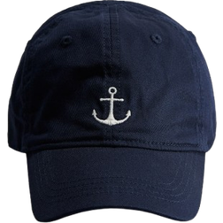 H&M Boys Blue Embroidered-motif cotton cap 6-10Y