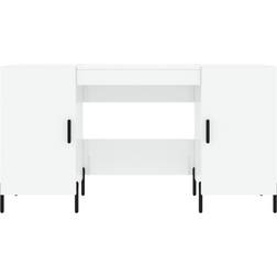 vidaXL 829558 White High Gloss Writing Desk 50x140cm