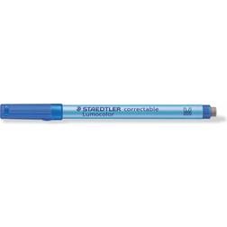 Staedtler Lumocolor Correctable 305 Non Permanent Dry Erase Pen 1mm Blue