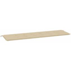 vidaXL 180x50x3cm Garden Bench Stolehynde Beige (180x50cm)