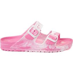 Birkenstock Little Kid's Arizona EVA Slide - Candy Pink/White