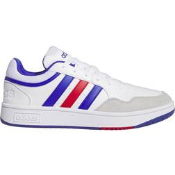 adidas Hoops 3.0 M - Cloud White/Lucid Blue/Better Scarlet