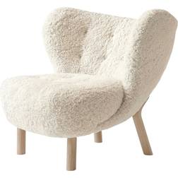 &Tradition Little Petra VB1 Moonlight/ Oiled Oak White Loungestol 75cm