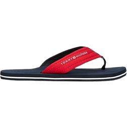 Tommy Hilfiger Logo Webbing Flip-Flops - Red