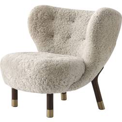 &Tradition Little Petra VB1 Karakorum/Walnut/Brass Loungestol 75cm
